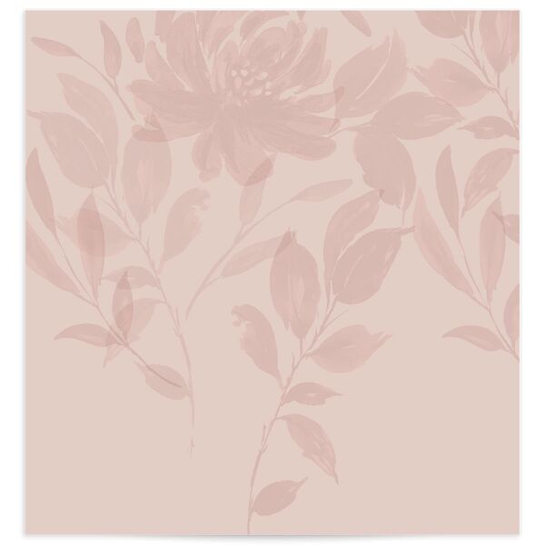 Floral Sophistication Envelope Liners front in Rose Pink