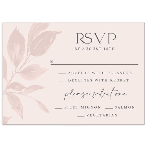 Floral Sophistication Wedding Response Cards