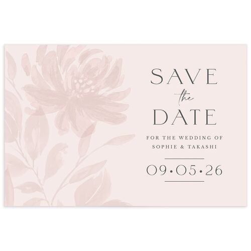 Floral Sophistication Save the Date Postcards