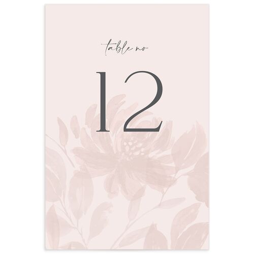 Floral Sophistication Table Numbers