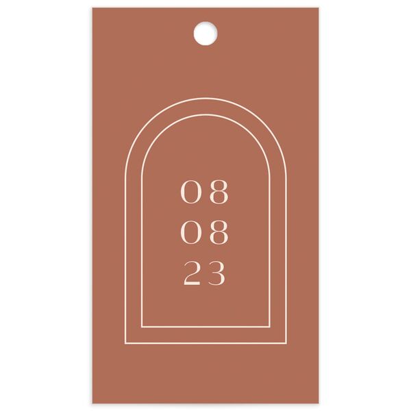 Art Deco Accents Favor Gift Tags back in Blue
