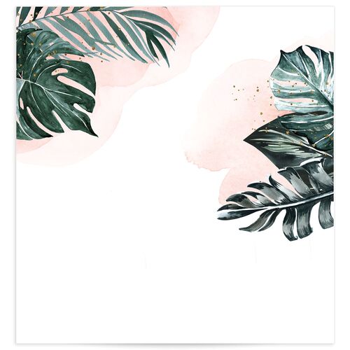Tropical Foliage Envelope Liners