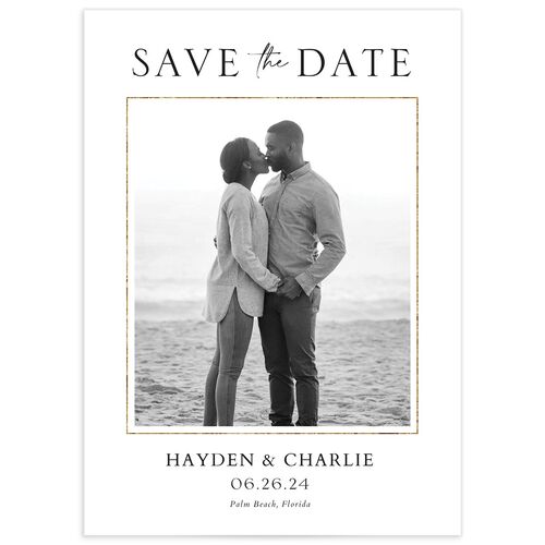 Tropical Foliage Save the Date Cards