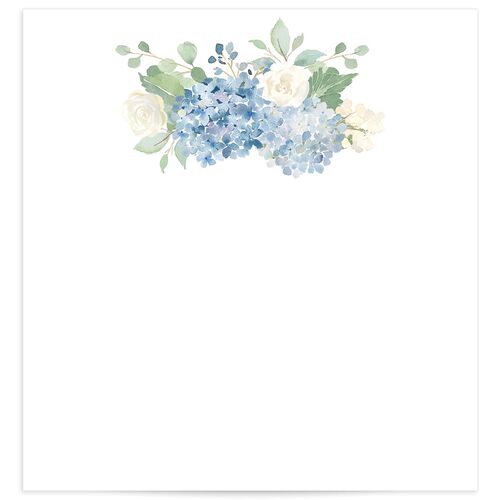 Watercolor Hydrangea Envelope Liners - French Blue