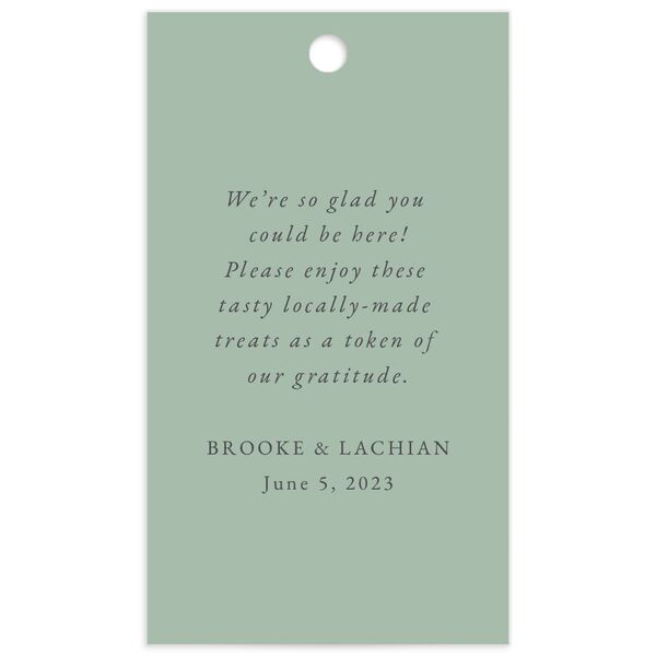 Watercolor Hydrangea Favor Gift Tags back in Pure White