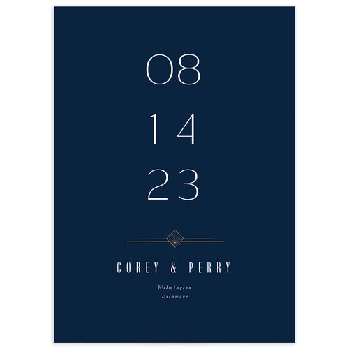 Statement Deco Save the Date Cards