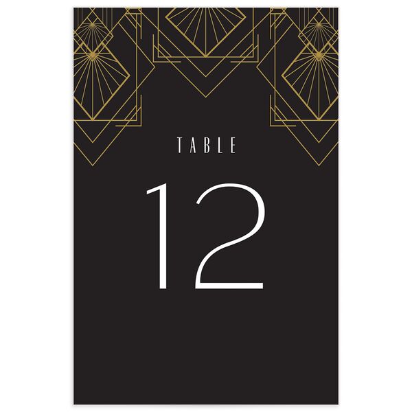Statement Deco Table Numbers back in Midnight