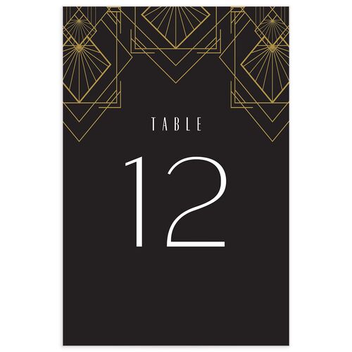 Statement Deco Table Numbers