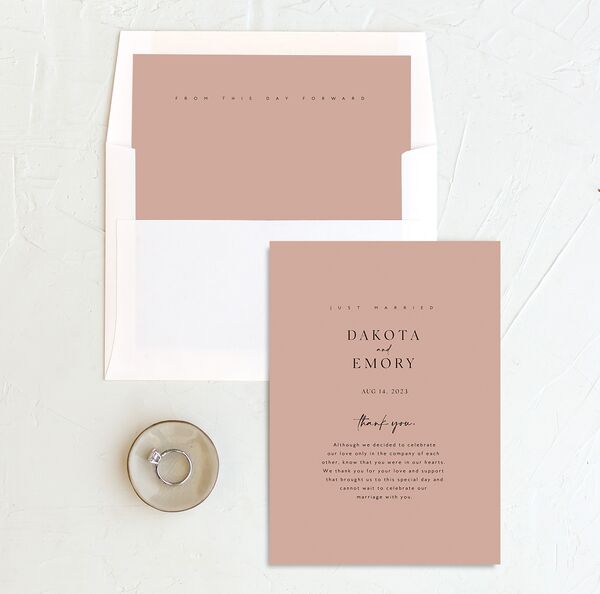 Elegant Type Change the Date Cards envelope-and-liner in Rose Pink