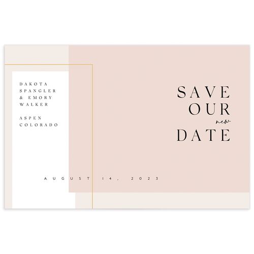 Elegant Type Change the Date Postcards