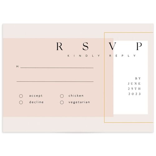 Elegant Type Wedding Response Cards