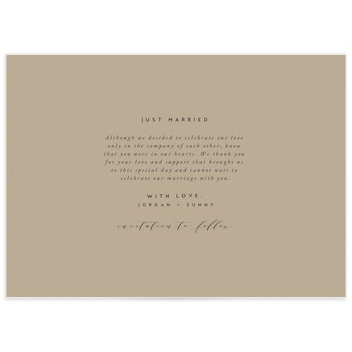 Chic Typography Change the Date Cards - Pure White