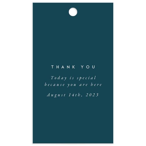 Chic Typography Favor Gift Tags