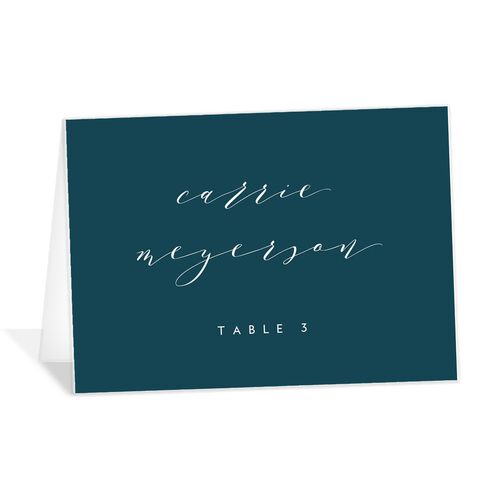 Chic Typography Place Cards