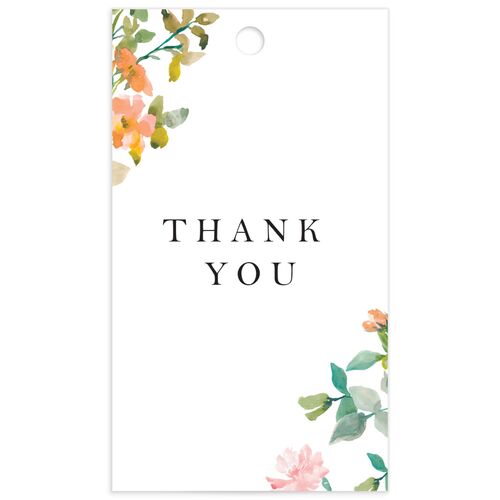 Simple Blossom Favor Gift Tags
