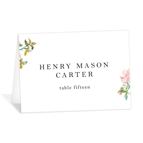 Simple Blossom Place Cards