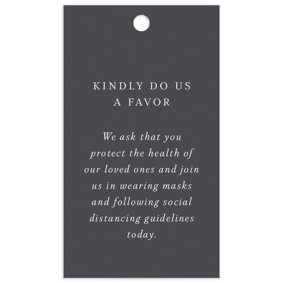 Classic Understated Favor Gift Tags back in Champagne