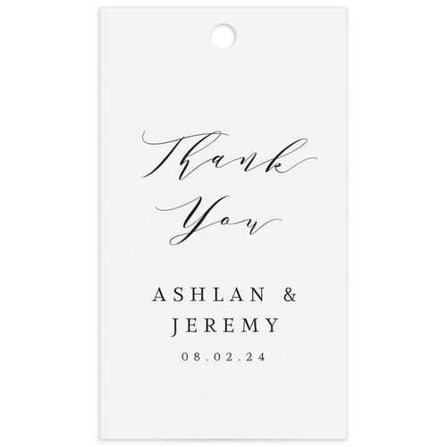 Classic Understated Favor Gift Tags