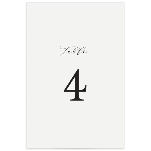 Classic Understated Table Numbers