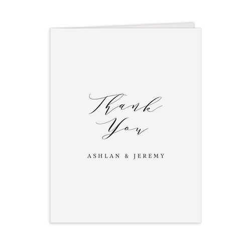 Classic Understated Thank You Cards