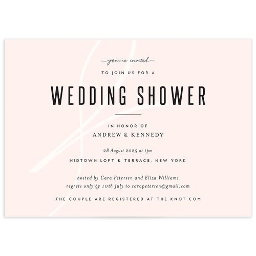 Timeless Flourish Wedding Shower Invitations