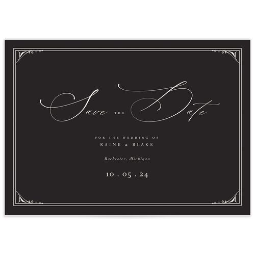 Gothic Dusk Save The Date Cards