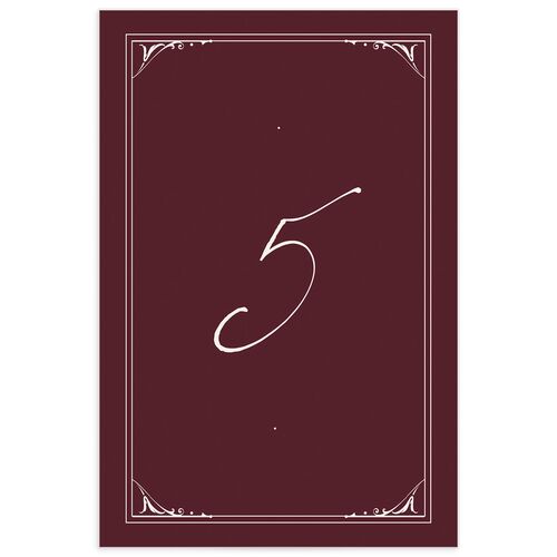 Gothic Dusk Table Numbers
