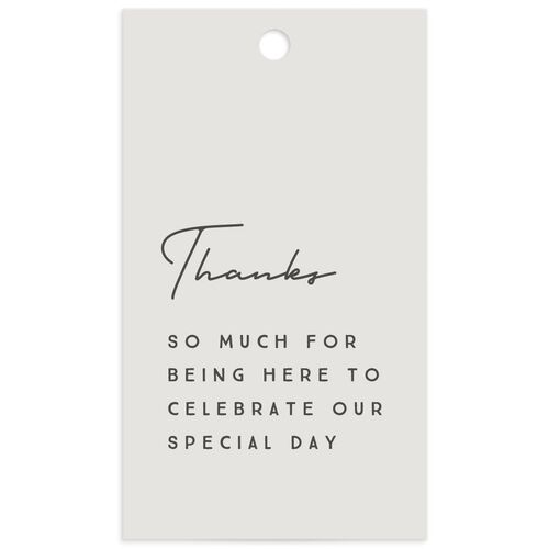 Minimalist Photography Favor Gift Tags