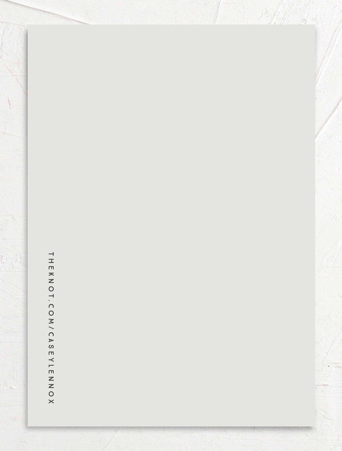 Minimalist Photography Save The Date Cards back in Silver