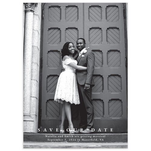 Ornate Ampersand Save the Date Cards - Daisy