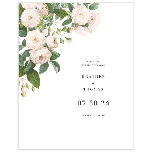 Timeless Blooms Wedding Guest Book