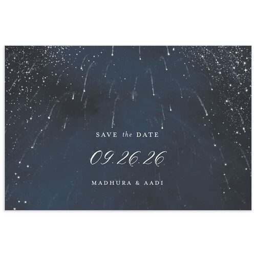 Shooting Stars Save the Date Postcards