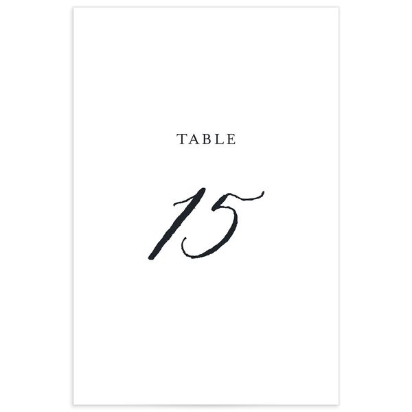 Shooting Stars Table Numbers front in French Blue