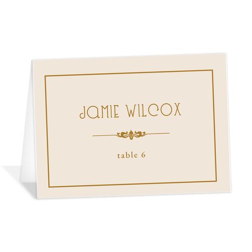 Floral Antiquity Place Cards
