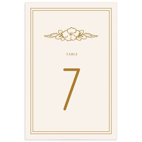 Floral Antiquity Table Numbers