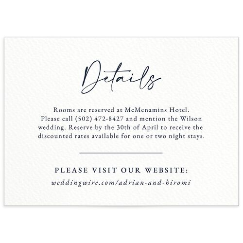 Watercolor Hills Wedding Enclosure Cards