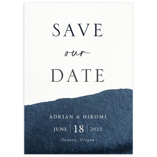 Watercolor Hills Save the Date Cards