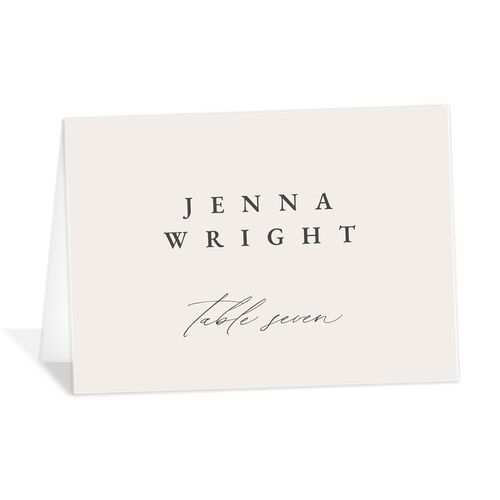 Timeless Monogram Place Cards