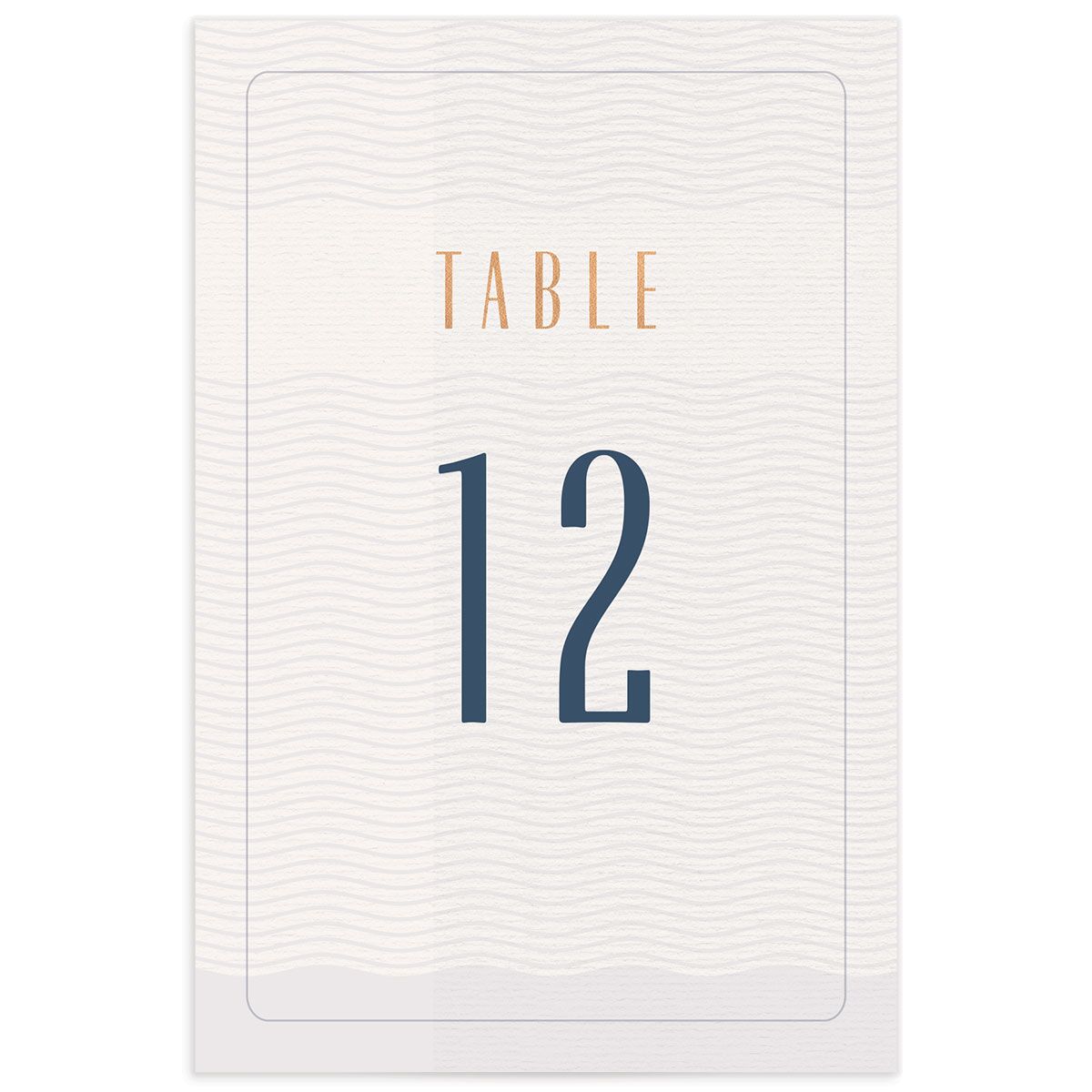 Retro Travel Table Numbers back in French Blue