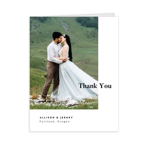 Modern Bold Thank You Cards