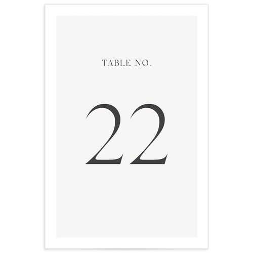 Botanical Ampersand Table Numbers