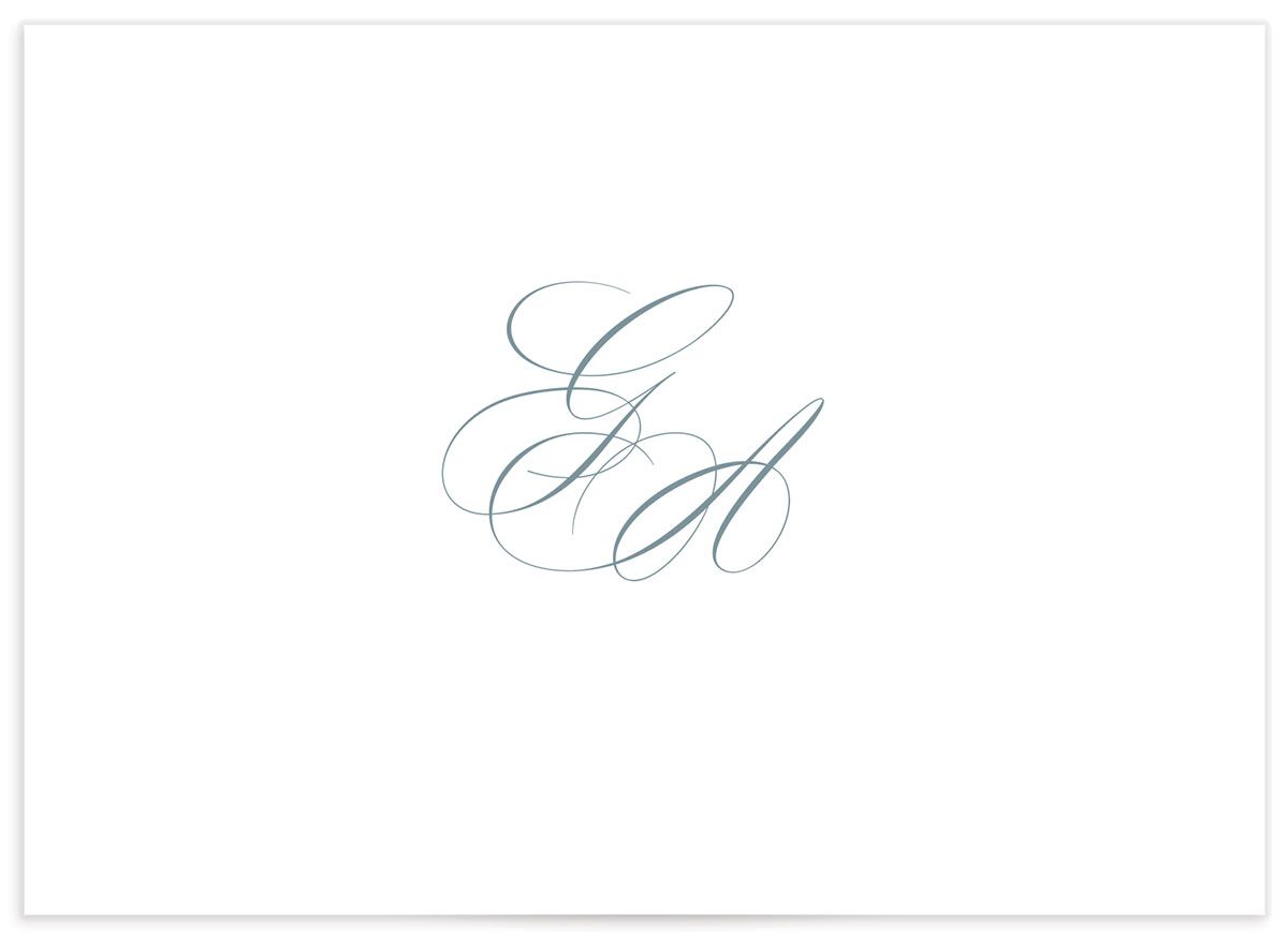 Refined Photograph Wedding Enclosure Cards back in Pure White