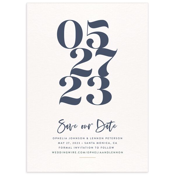 Opulent Marble Save the Date Cards [object Object] in Blue