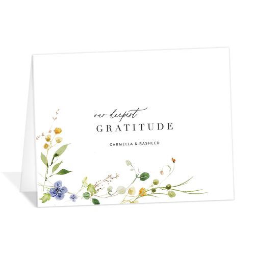 Winding Wildflower Thank You Cards