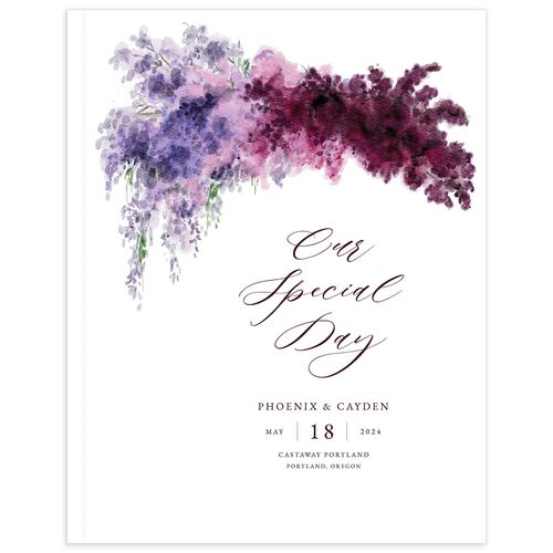 Ethereal Blooms Wedding Guest Book
