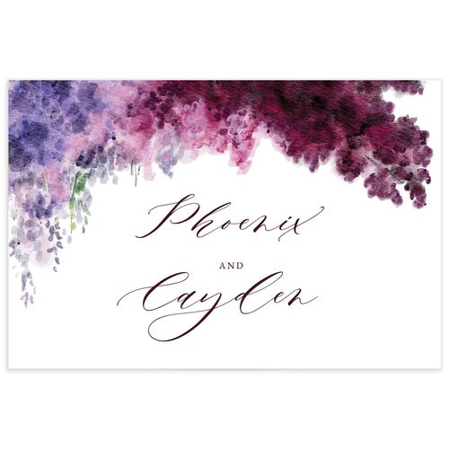Ethereal Blooms Save the Date Postcards - Jewel Purple