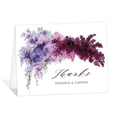Ethereal Blooms Thank You Cards