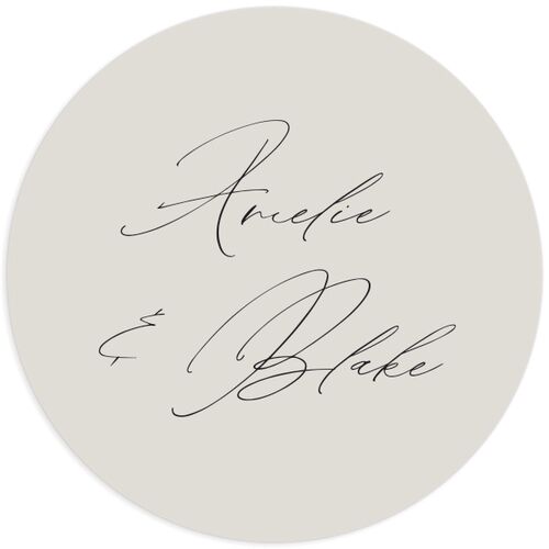 Foil Arch Wedding Stickers - Bisque