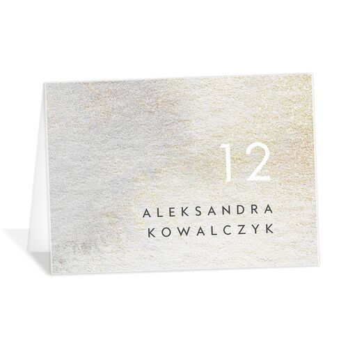 Pearlescent Finish Place Cards