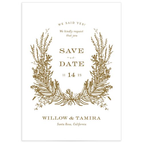 Graceful Laurel Save the Date Cards
